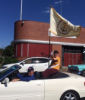 Bernie Kirsch 57 and Nancy Pauline Sitterson showing the colors.