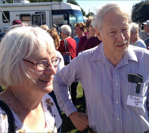 Siblings Kat Leary Smith, CHS-62 and Richard Leary CHS-55