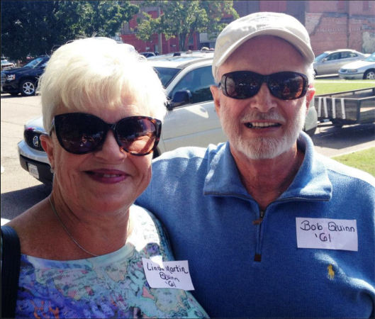 Linda Martin Quinn and Bob Quinn, CHS-61 classmates living on OBX