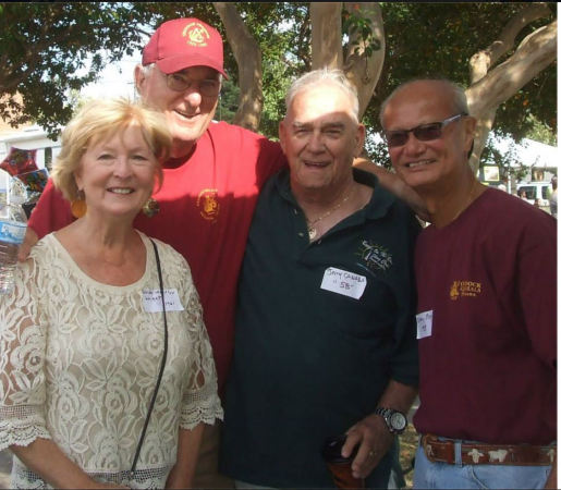 Linda Whitley Wright, CHS-61, Richard Huneycutt, CHS-60, Jerry Canada, CHS-58 and Jimmy Moy-CHS-58