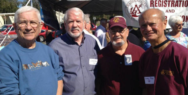 Delbert Zerkle, Jerry Vance, Curtis Allison CHS-64 and Jimmy Moy, CHS 58