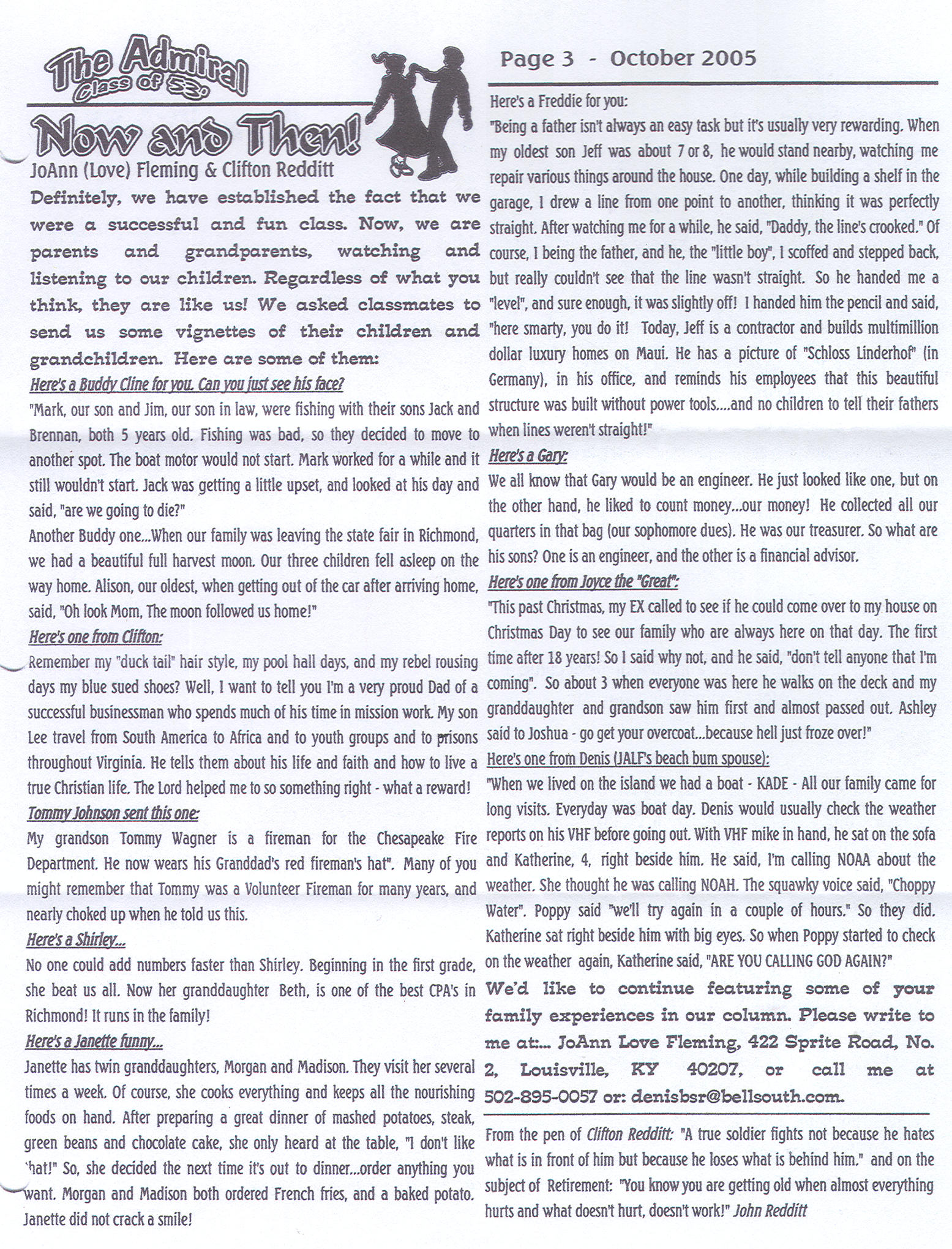 The Admiral - October 2005 - pg. 2